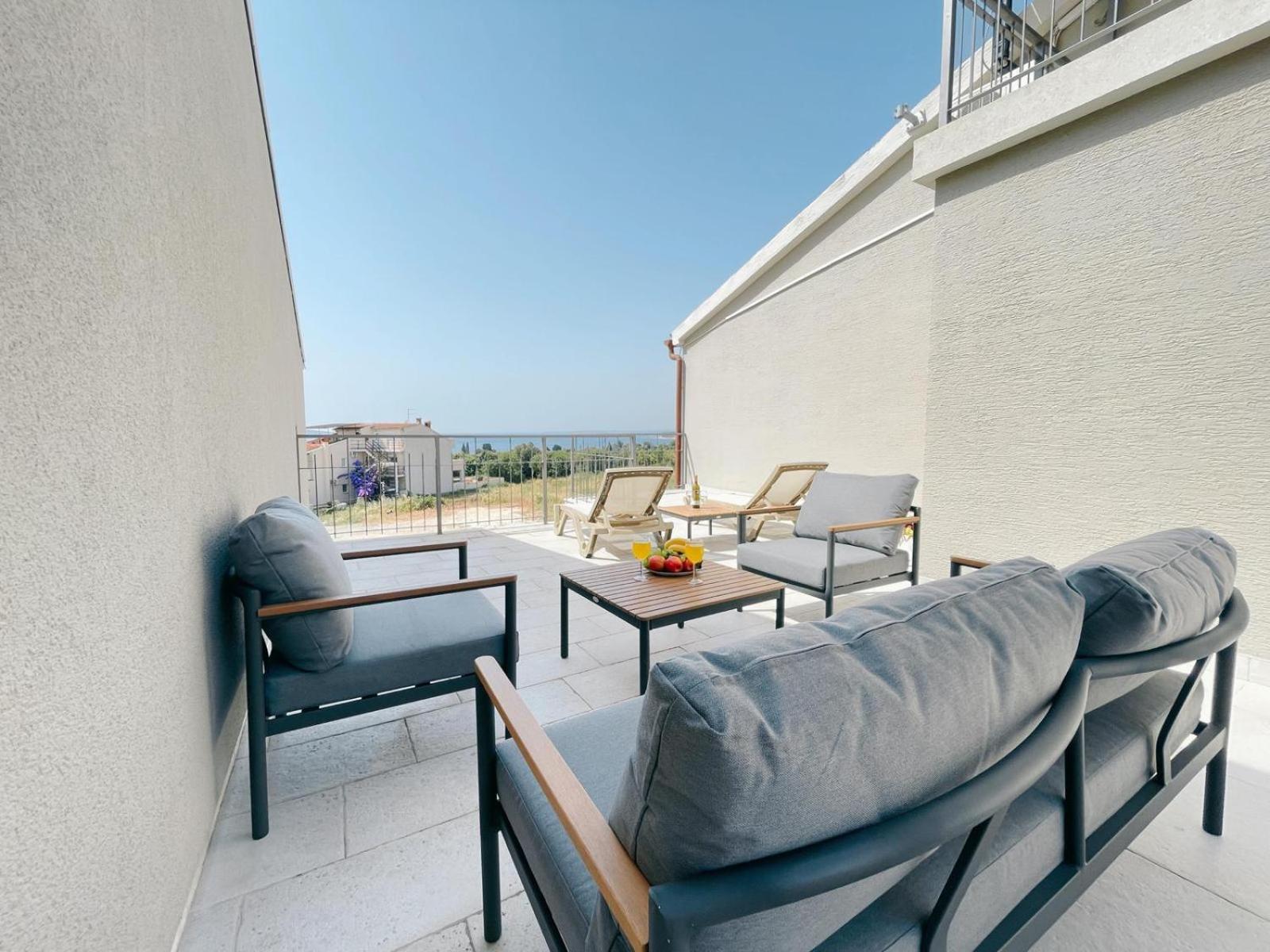 Caramel Comforts With Sea View In Stinjan Only 300 Meters From The Beach بولا المظهر الخارجي الصورة